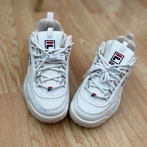 Fila platform sneakers.